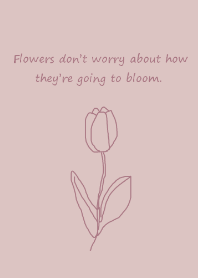 art tulip (brown pink)