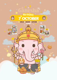 Ganesha x October 7 Birthday