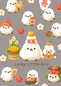 Greige Lucky Bird 3D 02_2