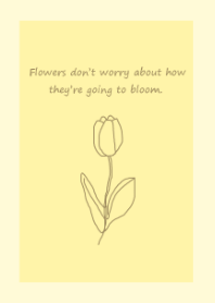 art tulip (yellow beige*)