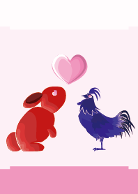 ekst Red (Rabbit) Love Blue (Chicken)