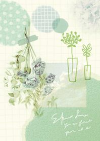 Sky and dried flowers8