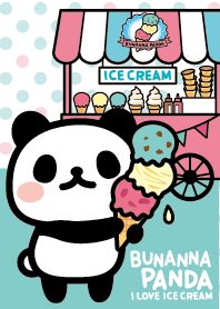 ぶなんなパンダ／アイスクリーム大好き♥