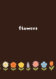 Flowers a la carte01 on brown