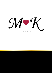 LOVE INITIAL-M&K 12