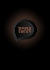 Brown Button In Black V.3