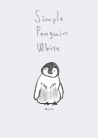 シンプル ペンギン - ホワイト -
