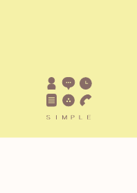 シンプル（beige yellow))V.210