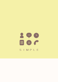SIMPLE(beige yellow)V.210