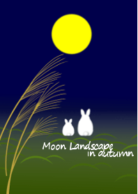 Moon Landscape in autumn