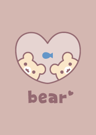 Bear Fish [Dullness Pink]