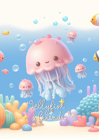 แมงกะพรุนและผองเพื่อน (สีม่วง)