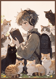 Healing Life 猫フレンズの男の子と猫9.2