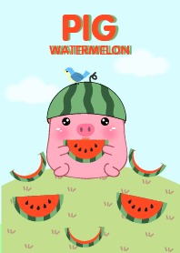 Pig And Watermelon theme