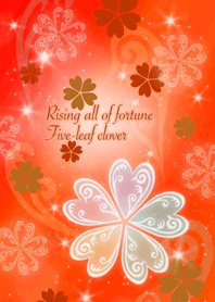 Rising all of fortune fall 5 leaf clover