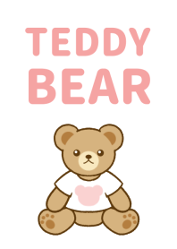 Teddy Bear[Pink T-shirt]J