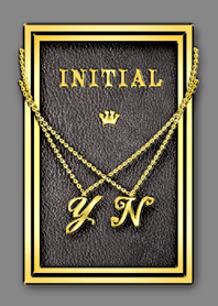 Initial Y N/ Gold (English)
