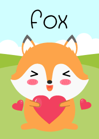 Simple Love Cute Fox Theme