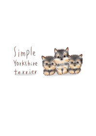 Simple Yorkshire terrier