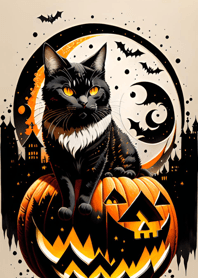 halloween cat b3FC3D