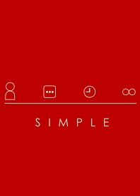 SIMPLE(beige red)Ver.4