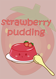 strawberry pudding