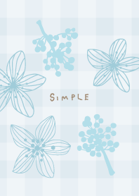Line flower dull color28 from Japan