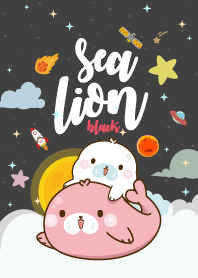 แมวน้ำอุ๋งๆ กาแล็กซี่ สีดำ
