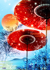 幻想和風 雪景色 Line 着せかえ Line Store 幻想和風 雪景色 Line 着せかえ Line Store