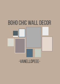 Boho chic wall decor
