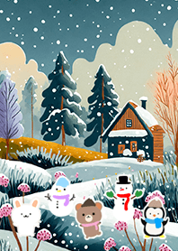 可愛い北欧風着せかえ(Winter-968)