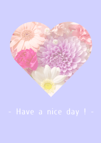 Flowers and hearts. Colorful -7-