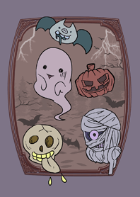 ปาร์ตี้ฮาโลวีน ภาพวาดผี สัตว์ประหลาด