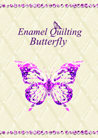 Enamel Quilting Butterfly