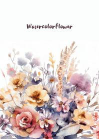 Watercolor Dry Flower - hisatoto