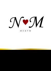 Love Initial N&M 10