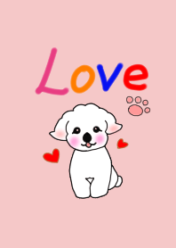 Hareruki of lovely maltipoo theme2