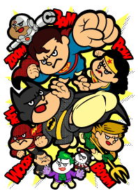 DCスーパーヒーローズ vs 鷹の爪団!