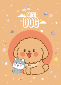 น้องหมา น่ารักมินิ สีน้ำตาลพาสเทล