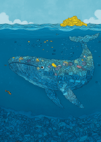 Ocean's Tragedy: The Plastic Whale