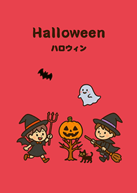 Cute Magical Halloween(bright red)