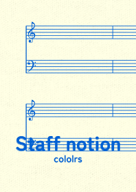 staff notation2 Pale yacht blue