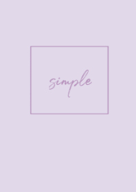 simple cursive -purple