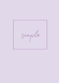 simple cursive /purple
