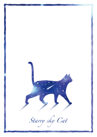 Starry sky Cat