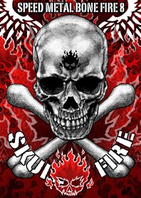 Speed Metal Bone Fire 8 Skull Fire