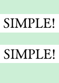 SIMPLE!SIMPLE!-LIGHT MINT GREEN