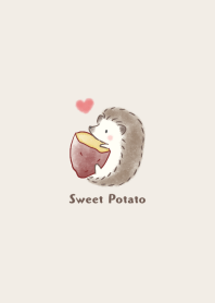 Hedgehog and Sweet potato -brown-