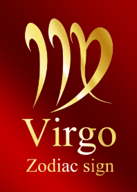 Virgo Gold Red symbol mark