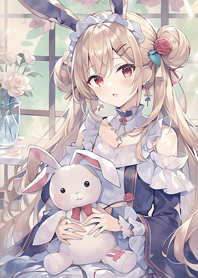 月光翡翠ウサギ